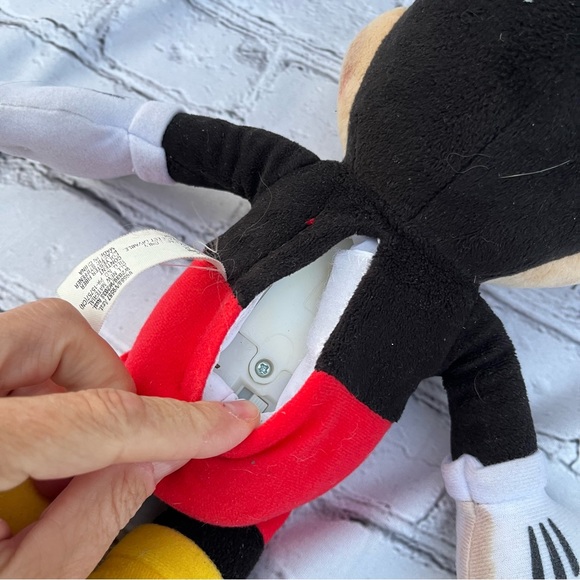 2010 Fisher Price Mattel Mickey Mouse Stuffed Animal Toy - Picture 4 of 6